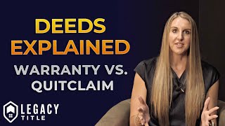 What is a Deed? (Warranty vs. Quitclaim vs. Ladybird Deeds in Michigan)