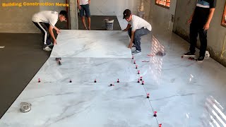 How To Build And Install Beautiful LargeFormat 120 x 180cm Ceramic Tiles For Your Living Room Floor