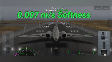Softness 0.007 m/s With Boeing 717 At Denver in Airline Commander