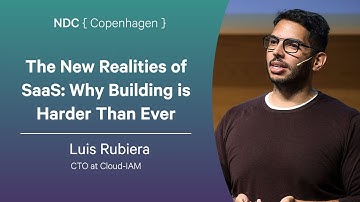 The New Realities of SaaS: Why Building is Harder Than Ever - Luis Rubiera - NDC Copenhagen 2025