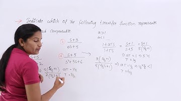 GATE Problem 3 on Compensator