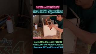 Diy 4X4 Loud N Compact Speaker Set