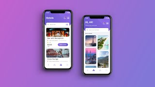Traveling App UI UX Prototype