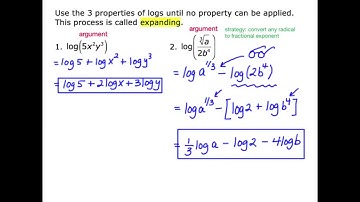 Mathcamp321: Logs Part 3 - Expanding Logs