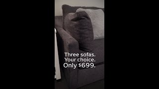 *These* sofas? At *this* price? 😳 Information