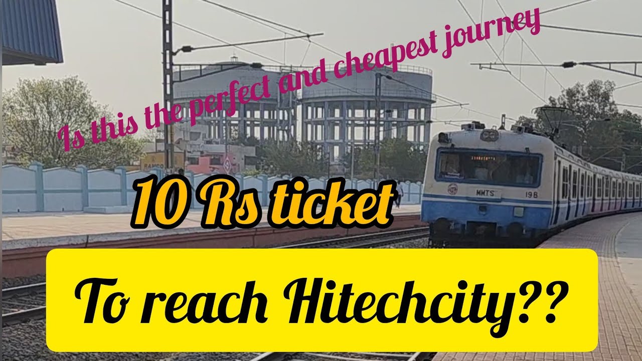 Ghatkesar-LPI 47253|Journey from Neredmet-Hitech city| New MMTS service|SouthCentralRailways Part 1