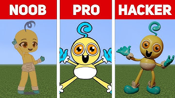 Pixel Art (NOOB vs PRO vs HACKER) Baby Long Legs | Poppy Playtime chapter 2 in Minecraft