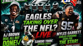 Eagles making a push for Myles Garrett?! AJ compensation could be bait for a bigger move!