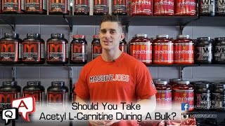 acetyl l carnitine while bulking L-Carnitine (Alcar) Capsules l-Carnitine Supplementation in Recovery after