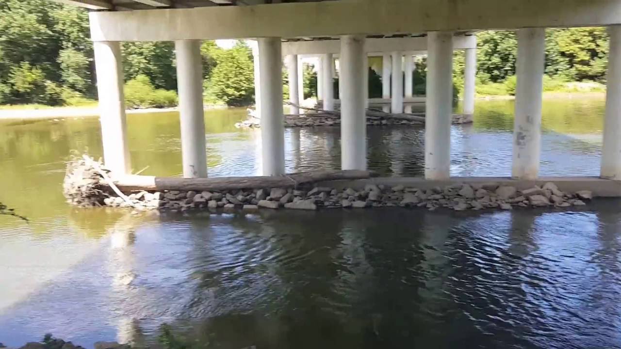Beautiful View of The Scioto River in Chillicothe, Ohio