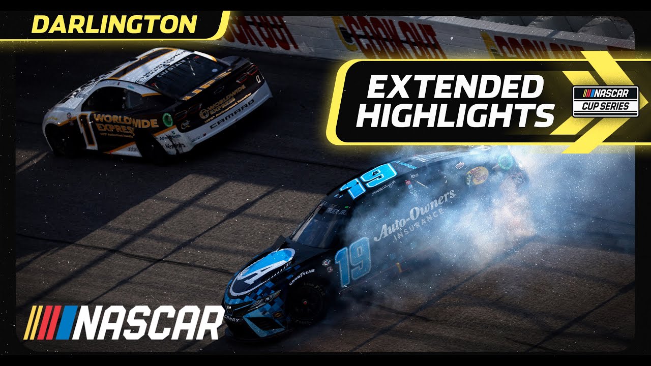 Late-race drama provides exciting racing in the Goodyear 400 NASCAR Cup Series extended Highlights