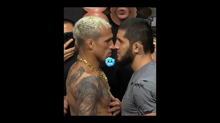 coldest face off in ufc🥶🥶#ufc#faceoff#islammakhachev#oleveira#shortfeed#foryou