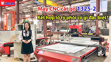 Máy CNC cắt gỗ 1325-2 kết hợp lô tỳ phôi có gì đặc biệt?