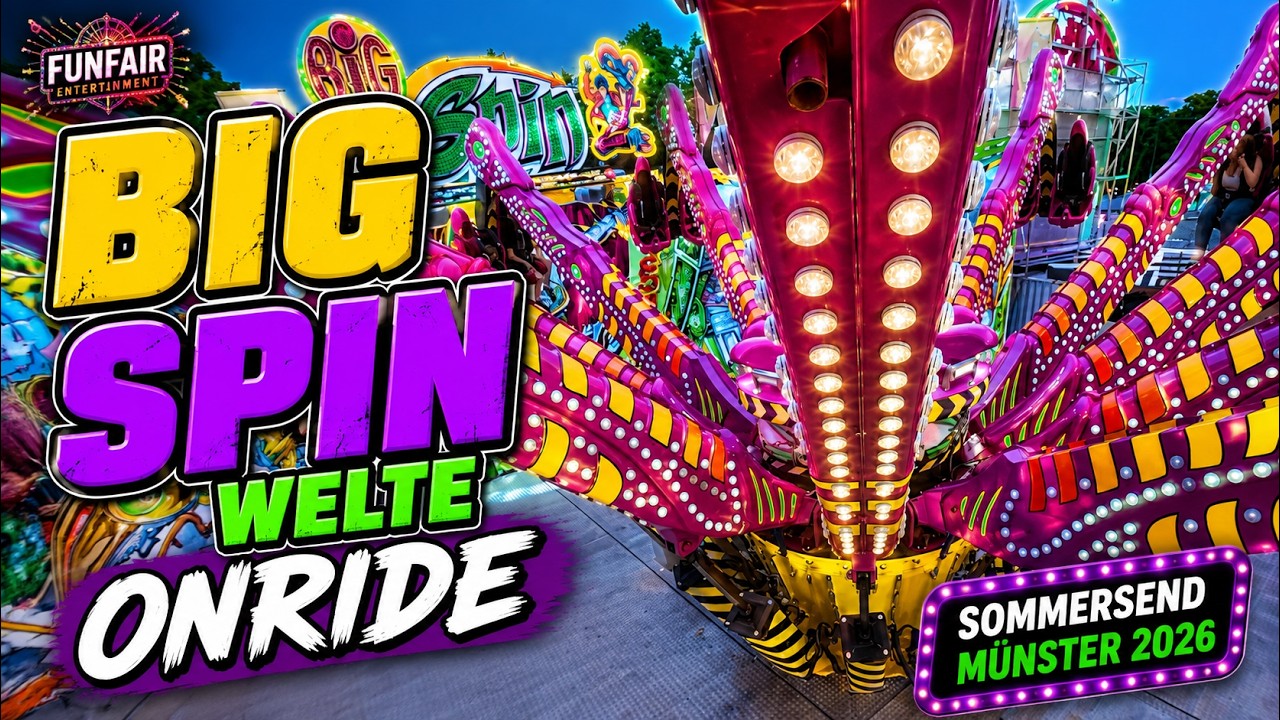 Vorschaubild: Onride BIG SPIN Welte 🎡| Sommersend Münster 2026