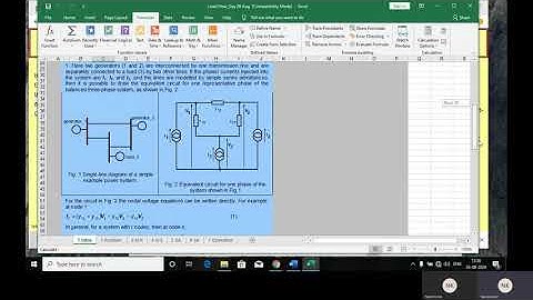 Recorded lab Power flow analysis