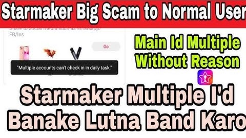 Starmaker Big Scam to Normal User | Starmaker I