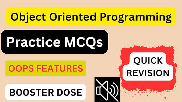 OOPs FEATURES  | OOPS PRACTICE MCQ | BPSC TRE COMPUTER SCIENCE