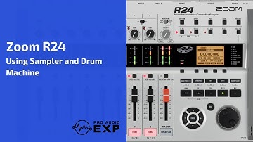 Zoom R24 Using Drum Machine and Recording Sampler Loops