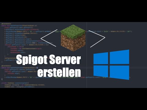 MINECRAFT Plugin [Spigot] Server erstellen | Windows Tutorial [GER]