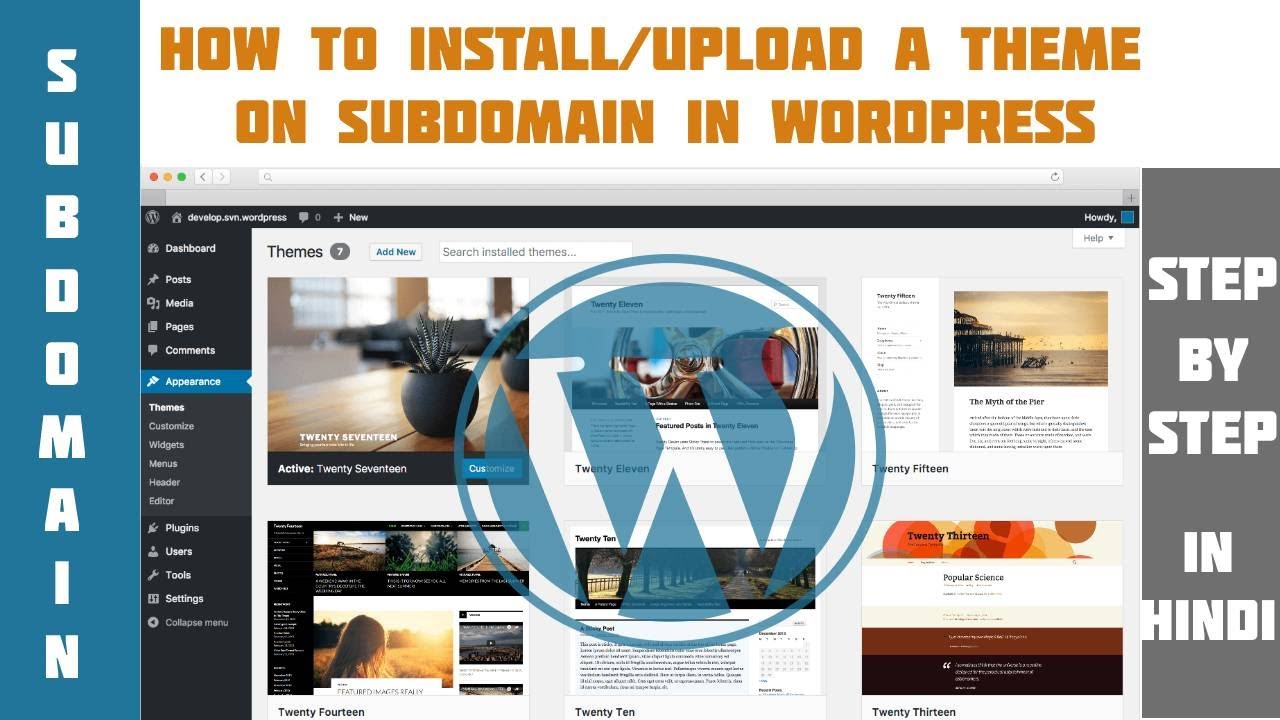 How to Install a WordPress Theme - YouTube