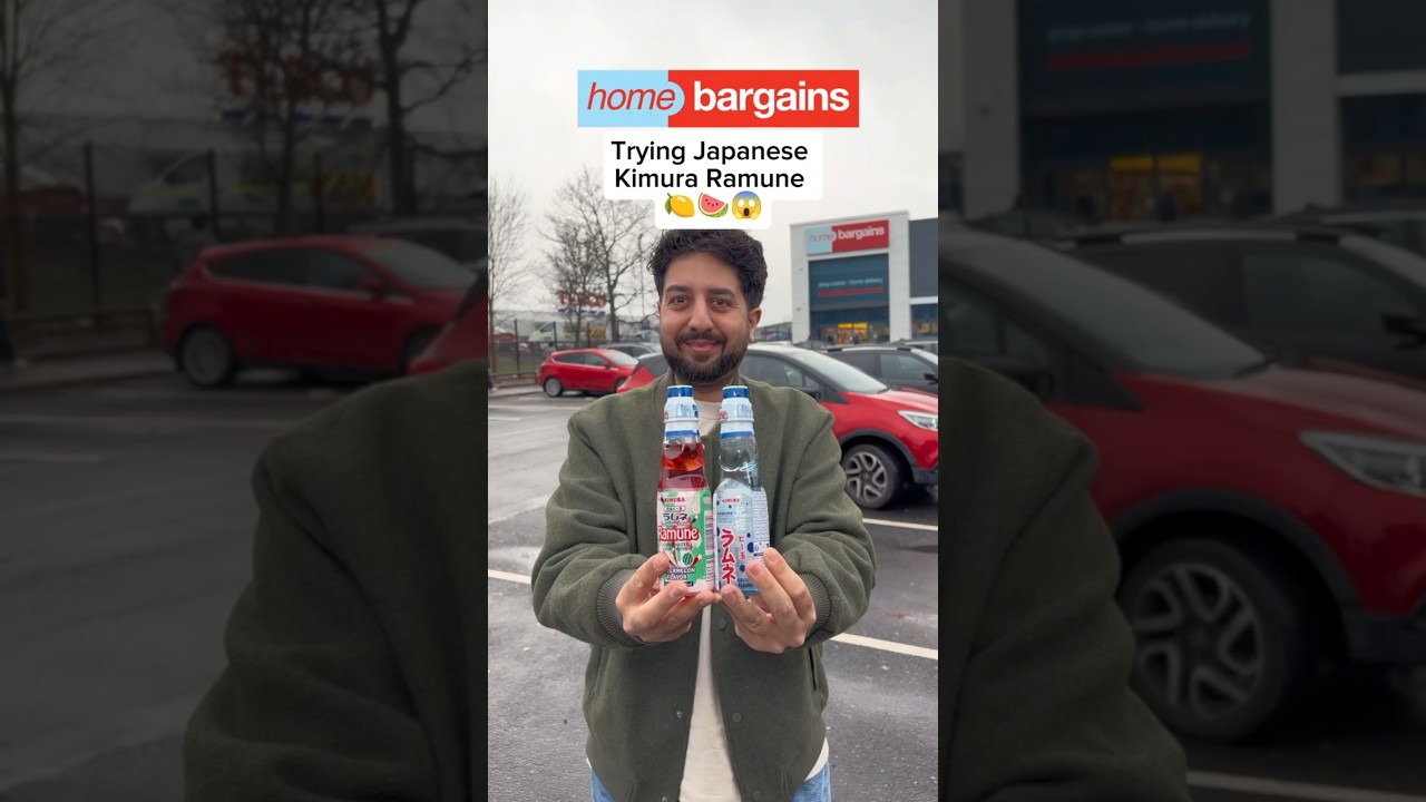 😱 Пробую японские газированные напитки Kimura Ramune из Home Bargains
