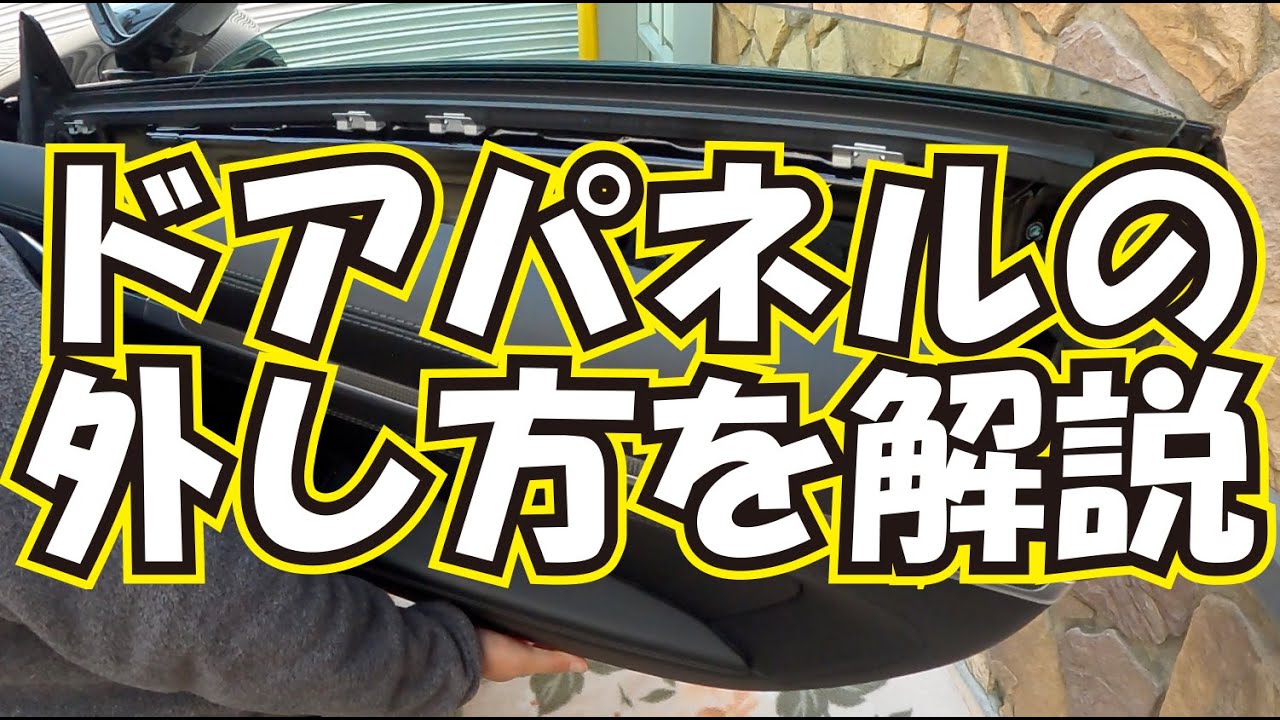 A short, high-quality video of removing the interior door panel of