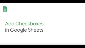 Add checkboxes in Google Sheets