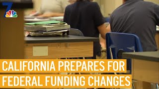 CA education chief says state preparing for federal funding changes | Politically Speaking | NBC 7