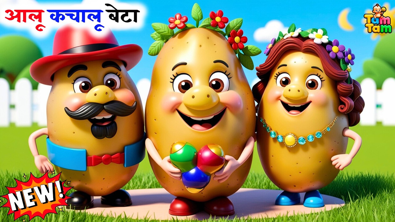 Aalu Kachalu Beta Kaha Gaye The |आलू कचालू बेटा | Hindi Rhymes |  Tam Tam