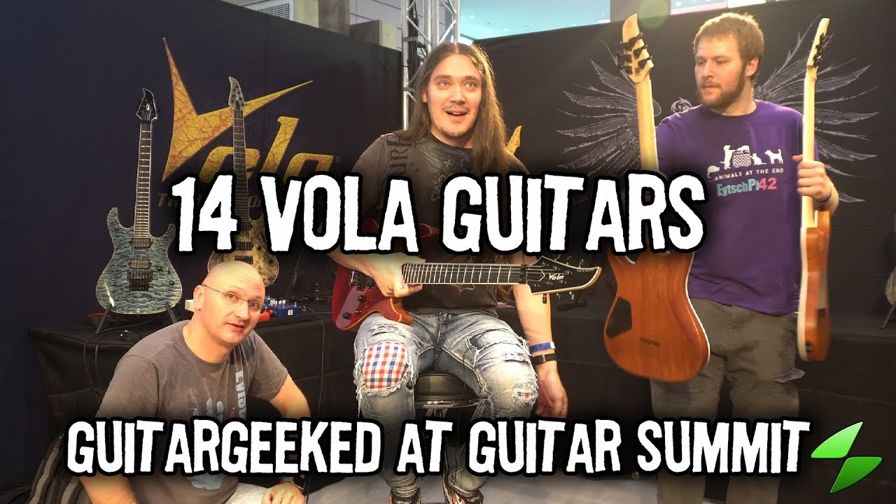 14 Vola Guitars Guitargeeked at Guitar Summit 2018