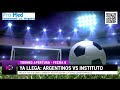 🔴ARGENTINOS JRS vs INSTITUTO CBA | TORNEO APERTURA | EN VIVO