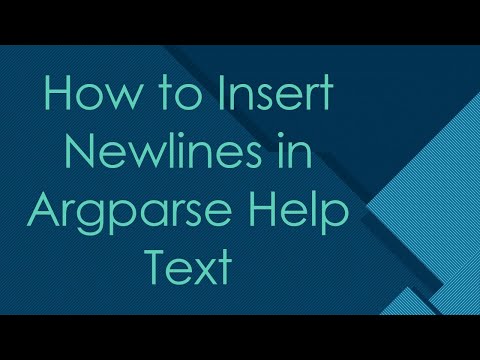 How to Insert