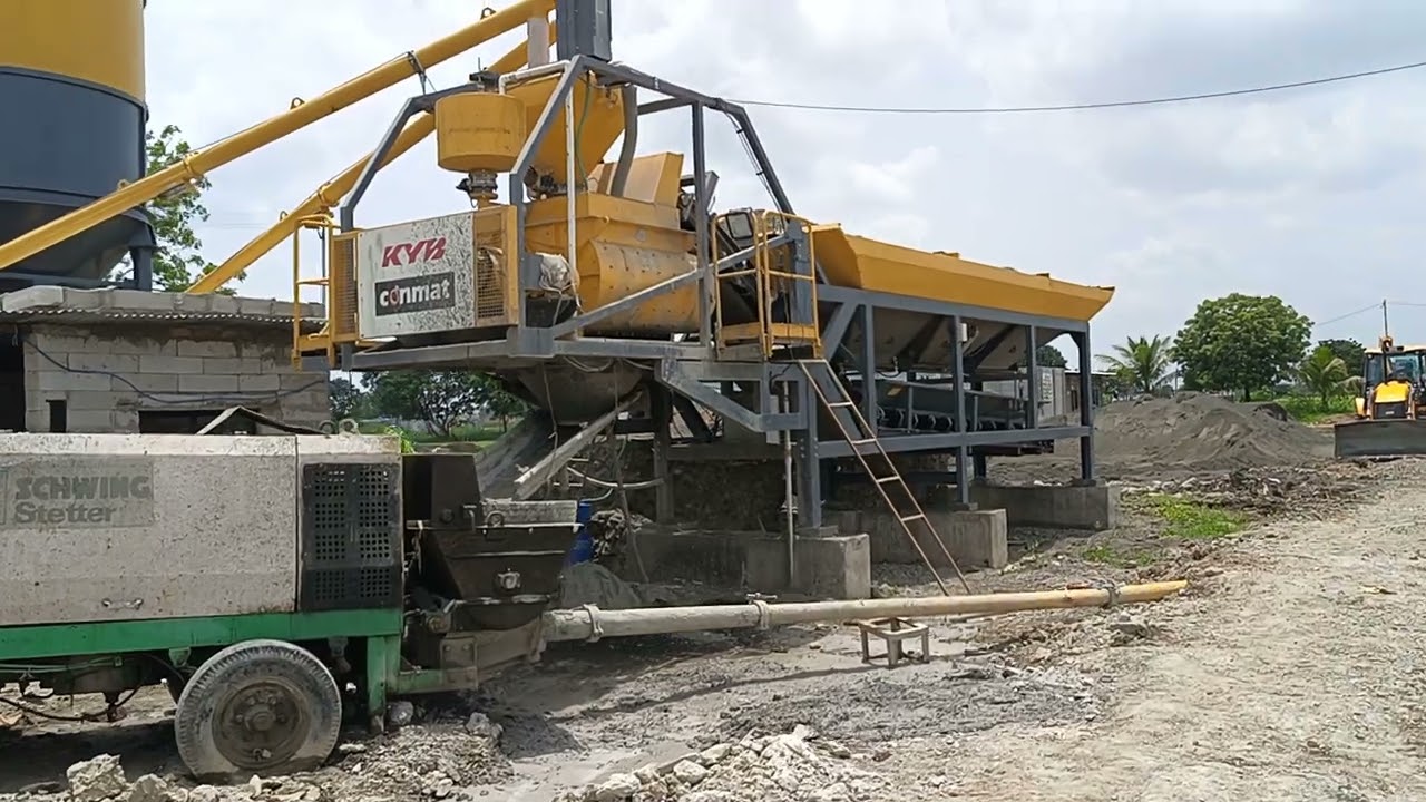 KYB CONMAT @Mobile Batching concrete plant 30 cu.m