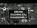 Drone Eachine EX4 TEARDOWN / total Disassembly (JJRC X12, C-FLY FAITH)