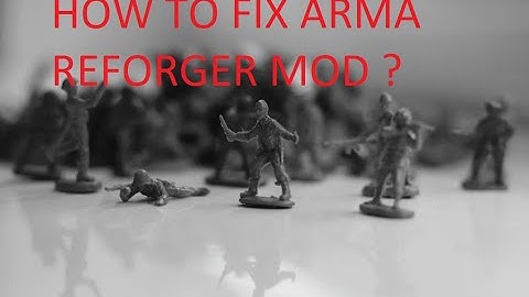 How to fix Arma Reforger mods when joining a server ?