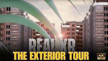 Exterior Design of A Modern High Rise Apartments | REAL XR | Archviz Demo