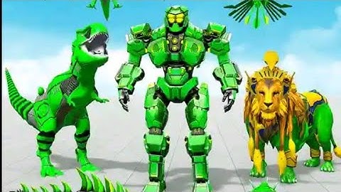 Animal Robot Fight Transformation || Multi Robot Transform || Chari Games