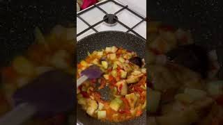 Макароны с овощами! Вкусно, быстро и полезно! Попробуйте.