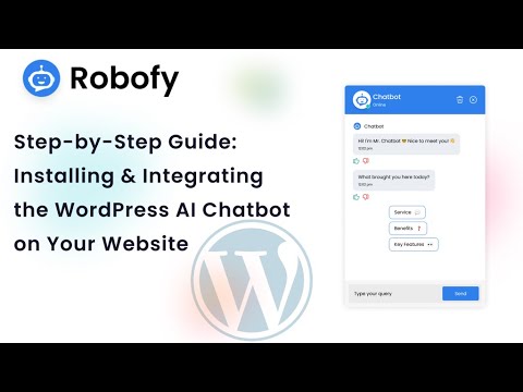 AI Chatbot for WordPress powered by ChatGPT | Robofy WordPress plugin installation guide