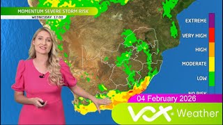 04 February 2026  Vox Weather Forecast Brought To You By Momentum Insure