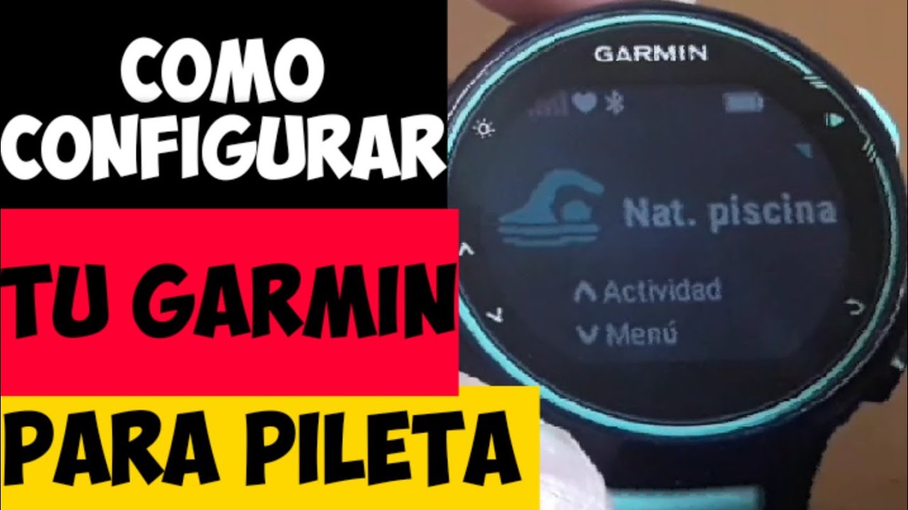 🔴#NEW #REVIEW #GARMIN COMO CONFIGURAR TAMAÑO DE LA PISCINA EN TU GARMIN -  YouTube