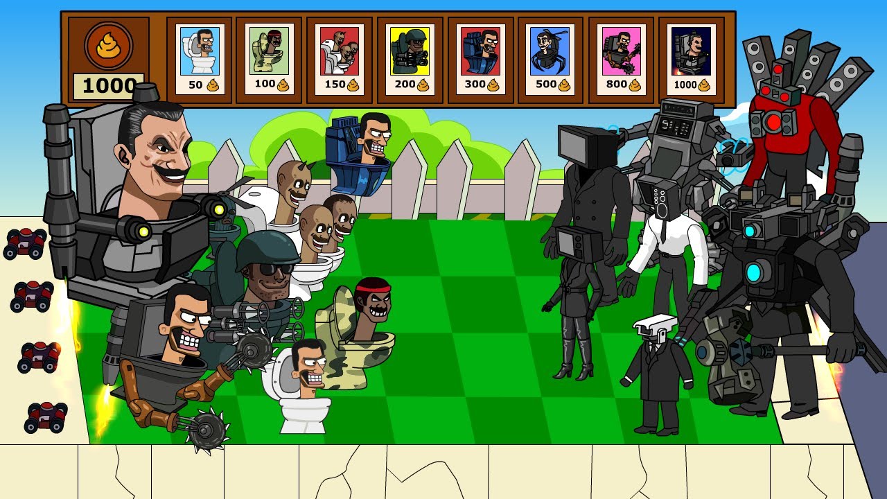 Skibidi Toilet animation：Plants vs Zombies  #animation #skibiditoilet #plantsvszombies