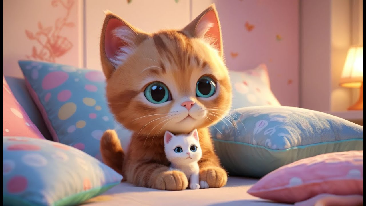 Emma Had a Tiny Cat | Fun Cat Song for Kids | Playful Cat Adventure