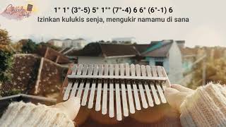 MELUKIS SENJA - Budi Doremi | KALIMBA COVER With Tabs & Lyrics