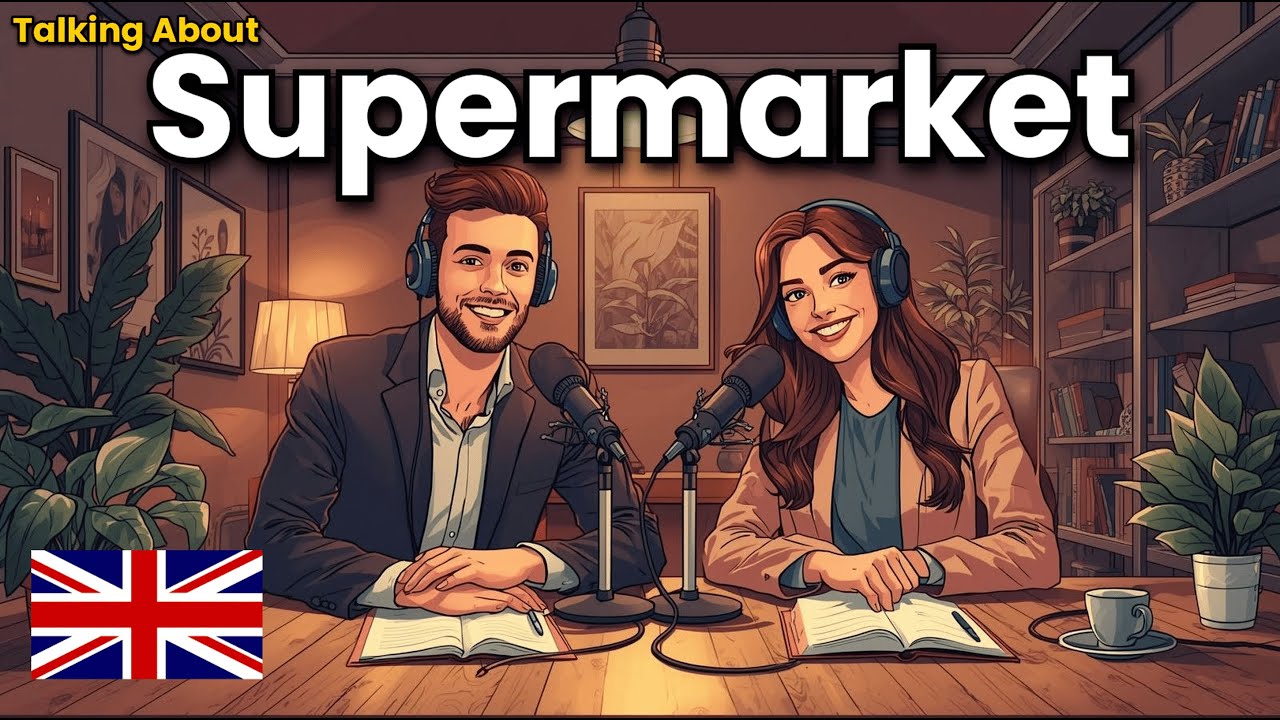 How to Talk About Supermarket in English | Easy English Podcast For Beginners