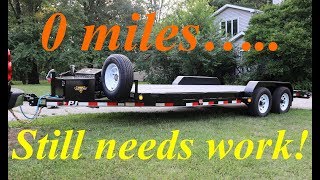 2019 PJ equipment trailer winch mount fabrication,  LED light installation and other mods..