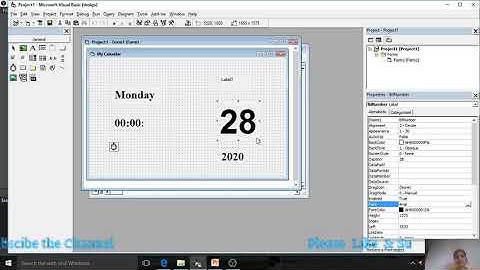 How to create calendar in Visual Basic 6.0