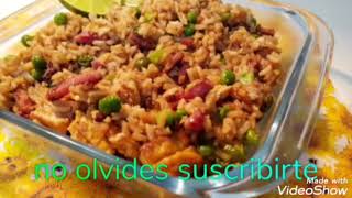 Arroz Cantones express. Solo 5 ingredientes  en 10 minutos 