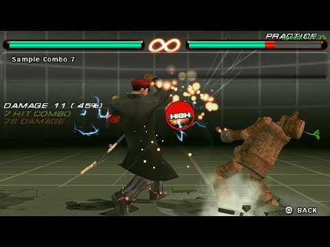 Tekken 6 ppsspp Jin Kazama sample combo on Pc W ZONE