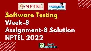 Full NPTEL Software Testing Assignment 8 Answer | Software Testing Assignment week 8 Solution 2022 Update